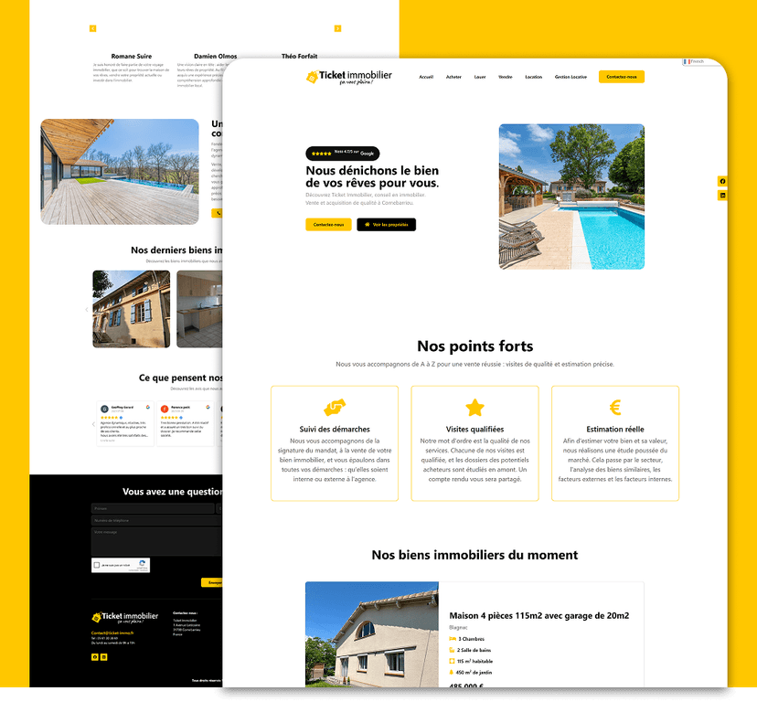 Ticket Immo - Site immobilier